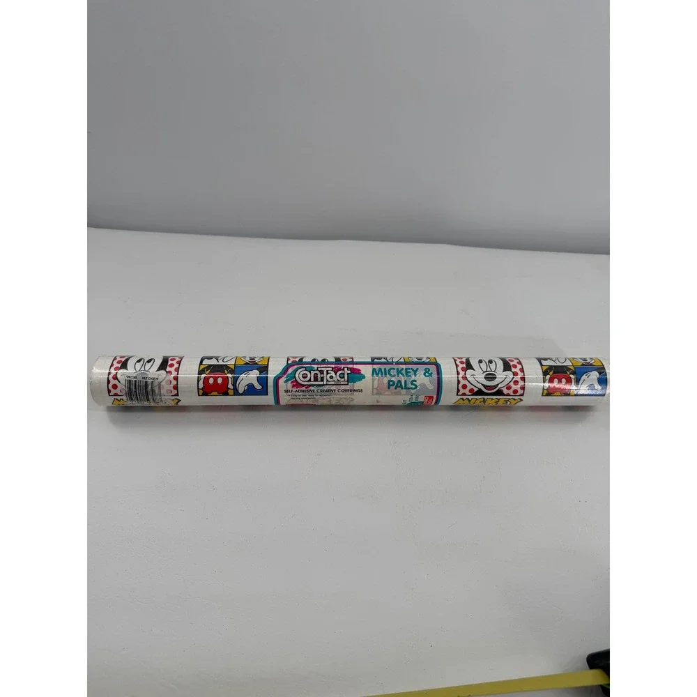 Rubbermaid Con-Tact Mickey Mouse Shelf Liner Multicolor Vintage Disney New